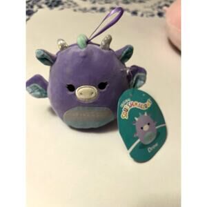 Squishmallows | NWT Drow the Purple Dragon 4" Squish date 11.23.2021